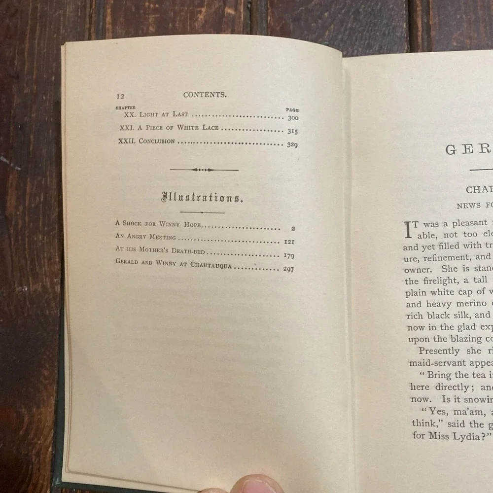 Gerald: A Story of To-Day by Emma Leslie 1881‎ Hardcover Book - VERY RARE